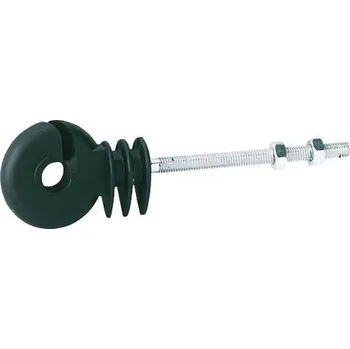 Izolátor kruhový se závitem a maticí M6, délka 8 cm