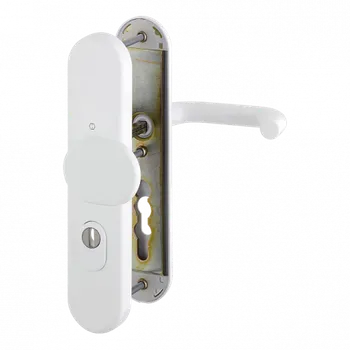 Dveřní kování Bezp.s.HOP PARIS kl+ma bílá sp 92