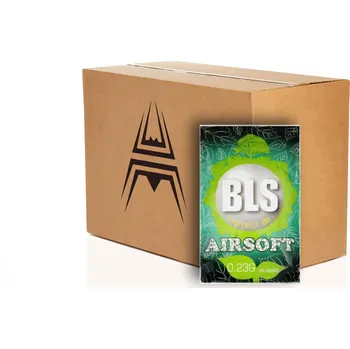 Airsoftová kulička BLS 20x BLS airsoftové kuličky BIO 0,23g, 4300 BBs (krabice) - Bílá