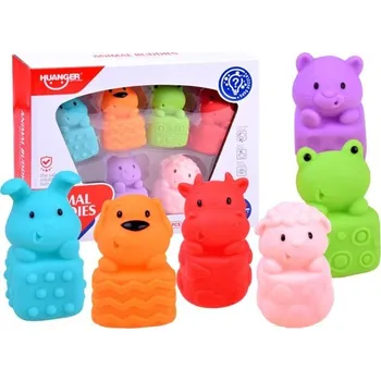 Hračka pro nejmenší Bayo Sada senzorických hraček 6 ks zvířátka