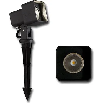 Žárovka McLED LED svítidlo Kira, 7W, 3000K, IP65, černá barva