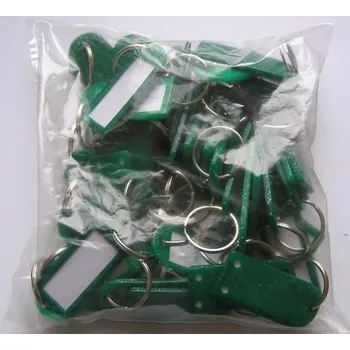 Rozlišovač klíče Visačka malá kr.zel.puntík á50