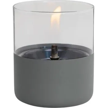 Zahradní osvětlení TenderFlame Stolní lucerna Lilly 10 Glass tmavě šedá