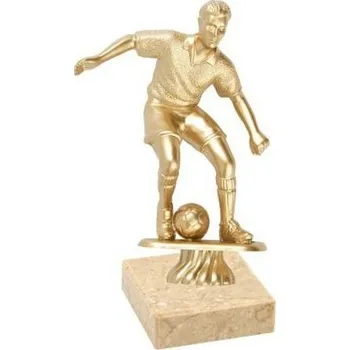 Figurka Cinkili Figurka C22617 fotbal zlatá 11cm