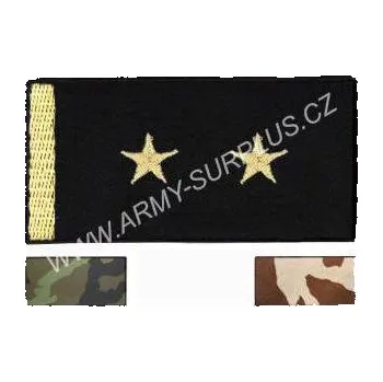 Nášivka NAVYS Nášivka hodnost podplukovník AČR Provedení: černá