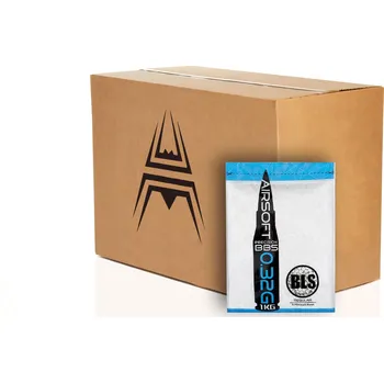 Airsoftová kulička BLS 20x BLS airsoftové kuličky PRECISION 0,32g, 3120 BBs (krabice) - Bílá