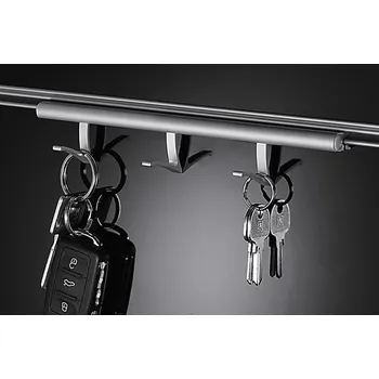 Věšák Lišta se 3 háčky do závěsné lišty, 20 cm