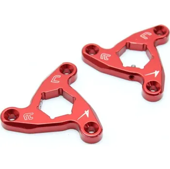 Hvězdicové ovládání předpětí pružin vidlice 4RACING GFS17 červená