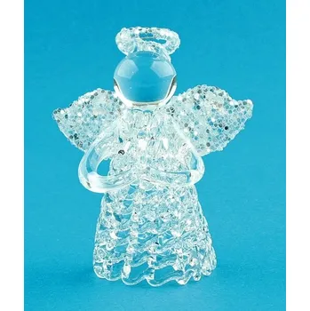 Anděl Přerov s.r.o. Anděl skleněný na postavení 6 cm