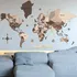 Nástěnná dřevěná mapa světa 150 x 90 cm