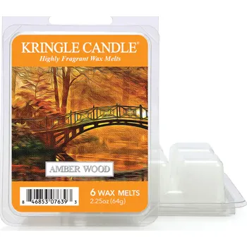 vonný vosk Kringle Candle Amber Wood Vonný Vosk, 64 g