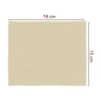 Utěrka Utěrka na brýle z mikrovlákna MF250D béžová 18x15cm