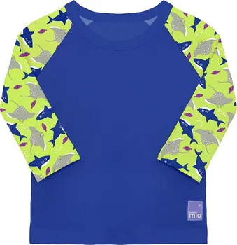 Kojenecké plavky Bambino Mio Neon dětské tričko do vody s rukávem modré