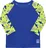 Bambino Mio Neon dětské tričko do vody s rukávem modré, XL
