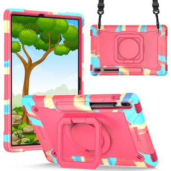 Pouzdro na tablet Outdoorový Kryt Na Samsung Galaxy Tab S7 Fe/ S8 Plus Barva: Nachovo-Barevná