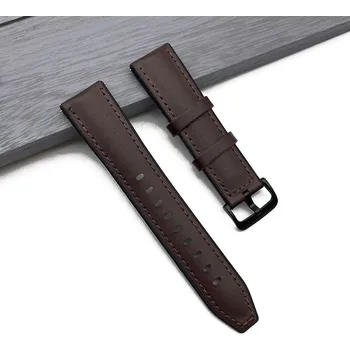 Elegantní Kožený Pásek Na Chytré Hodinky - 20 Mm Barva: Kávová