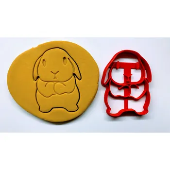 Velikonoční dekorace Králík / Králíček / Mini Lop / Zakrslí beránek #2 vykrajovátko