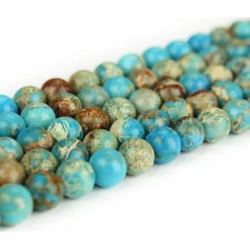 Korálek Přírodní regalit - tyrkysový - ∅ 6 mm - 1 ks