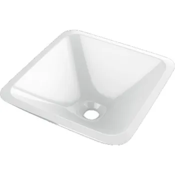 Umyvadlo BPS-koupelny Deskové keramické umyvadlo CSRE-1 30-30 (30x30x11 cm)