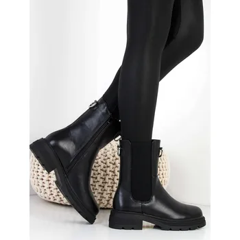 Dámská zimní obuv DoAndBe Kotníkové boty pro široká lýtka HBL-55B Velikost: 38