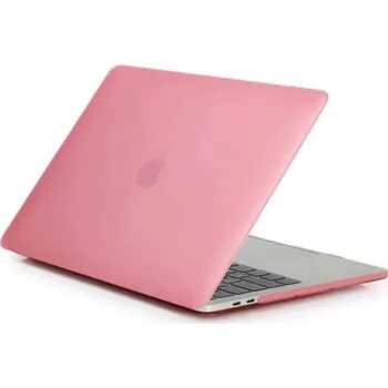 Pouzdro na mobilní telefon Plastový ochranný obal pro Apple MacBook Pro 13,3" (2022,M2) - světle růžový