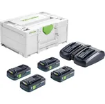 Festool SYS 18V 4x4,0/TCL 6 DUO - Napájecí sada 577104
