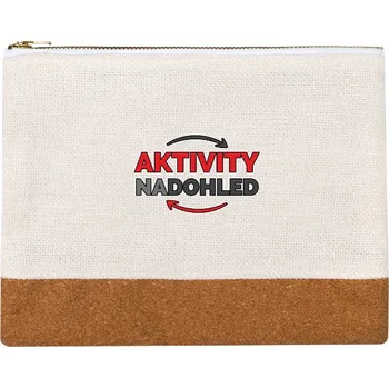 Penál Penál lněný s potiskem Penál