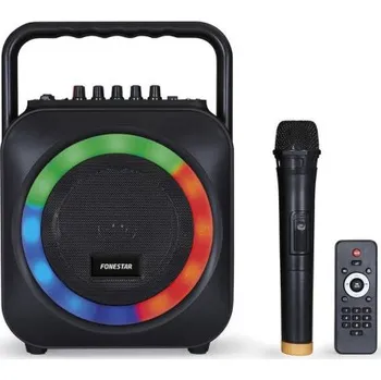 Bluetooth reproduktor BOX35LED Fonestar přenosný reproduktor s mikrofonem 02-4-2046