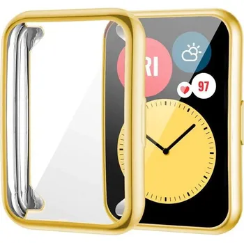 Příslušenství k chytrým hodinkám Obal Na Hodinky Pro Huawei Watch Fit 2 Barva: Zlatá