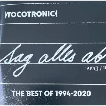 Zahraniční hudba 2CD Tocotronic: Sag Alles Ab - The Best Of 1994-2020 2020