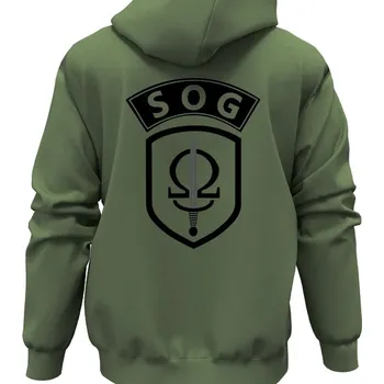 Pánská mikina STRIKER Mikina SOG - utvar speciálních operací Barva: Olivová, Velikost: M