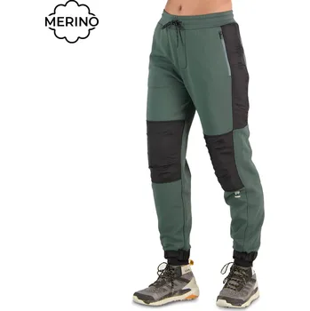Sportovní kalhoty Mons Royale Wms Decade Pants burnt sage/black L 2023 - Odesíláme do 24 hodin