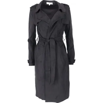 Dámský kabát Chic et Jeune CV8581 kabat barva: černá, velikost: S