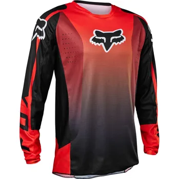 cyklistický dres FOX 180 Leed Jersey - XS, Fluo RED MX23