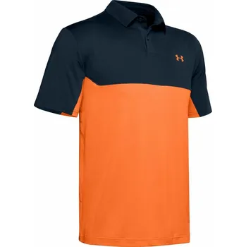 Under Armour Performance Polo 2.0 Colorblock pánské polo, academy/orange pánské, S