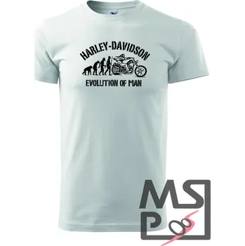Pánské tričko MSP Pánské triko s moto motivem 187 Harley evolution