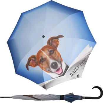 Deštník Doppler Modern Art DAILY DOG - holový vystřelovací deštník