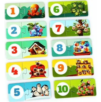 Puzzle Puzzlika Přátelé - naučné puzzle 20 dílků (Přátelé - naučné puzzle Puzzlika)