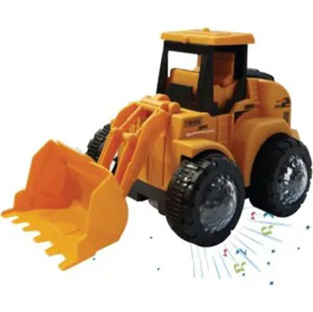 auto na autodráhu Bagr se svítícími koly