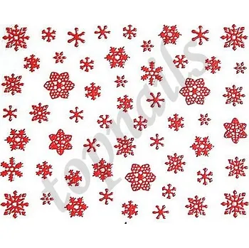 samolepka SAMOLEPKY - VLOČKA červená č.3