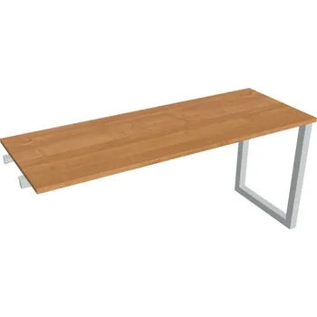 Kancelářský vozík HOBIS přídavný stůl rovný - UE O 1600 R, hloubka 60 cm, olše + doprava zdarma