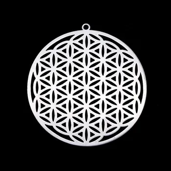 Přívěsek Ocelový přívěsek - komponenta květ života