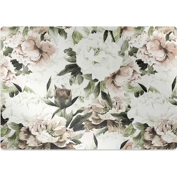 Podložka pod nábytek Ochranná podložka pod židli kvetoucí pivoňky