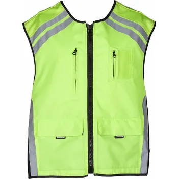 reflexní vesta SPADA Reflexní moto vesta HI-VIZ s kapsami XL/XXL