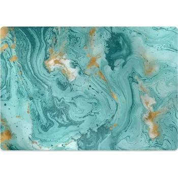 Podložka pod nábytek Ochranná podložka pod židli Marble tyrkysová