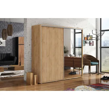 Šatní skříň Šatní skříň A20 (rozdílné barvy), výška 215 cm, šířka 175 cm