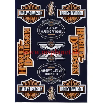 Samolepicí dekorace na vozidlo Nálepky moto Harley-Davidson