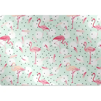 Podložka pod nábytek Podložka pod kancelářskou židli Plameňáci a tečky