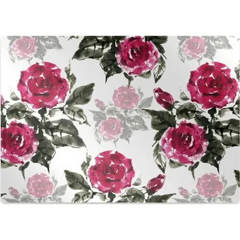 Podložka pod nábytek Podložka pod kancelářskou židli malované růže