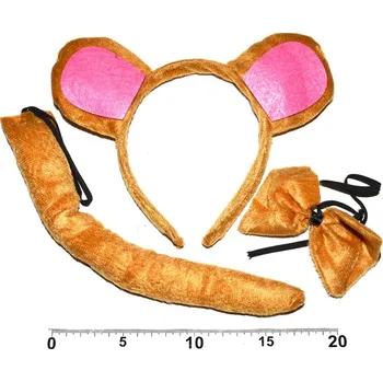 Karnevalová maska Maska set OPICE / 3ks